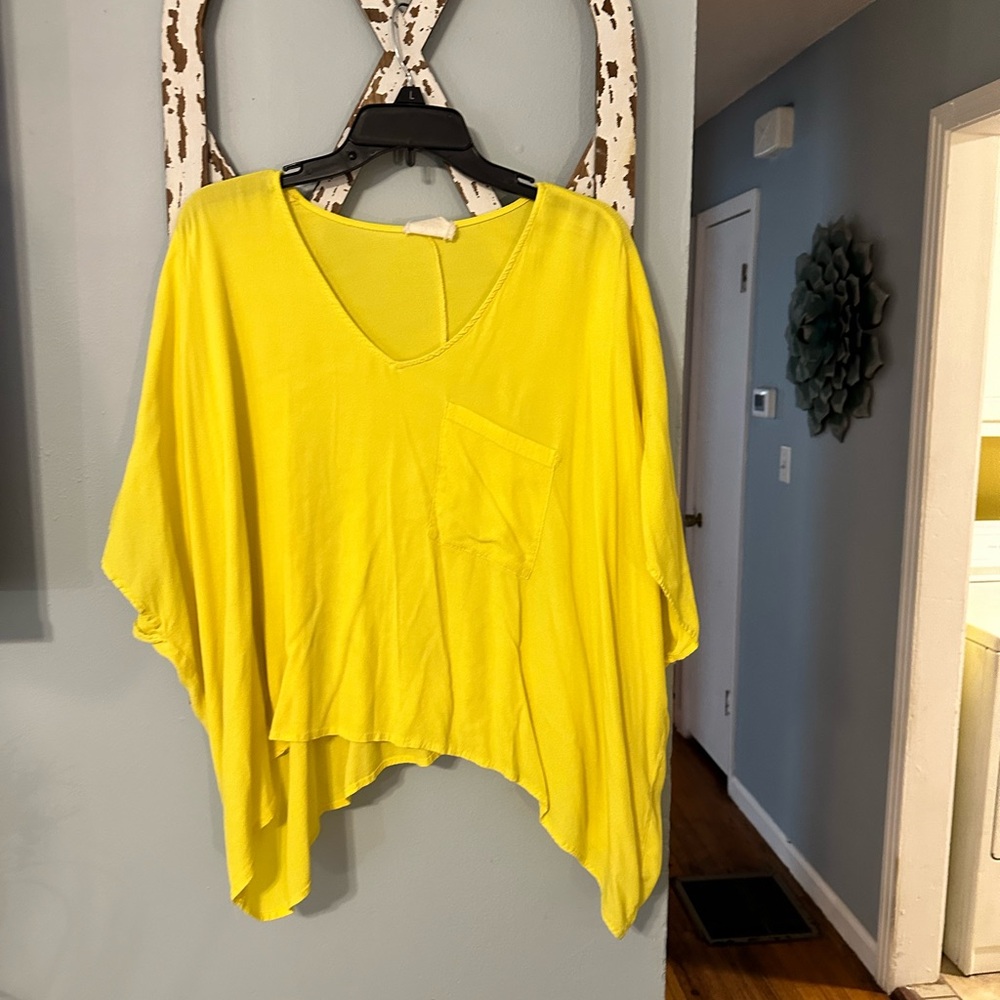 Yellow blouse